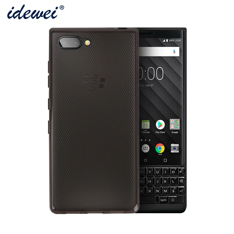 Чехол для BlackBerry Key2 Мягкий ТПУ силиконовый чехол Key Two BBF100 защитный телефона Fandas Capa