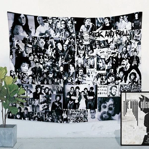 Hip Hop\Rock\Thrash Metal\ Reggae Music Gig Poster Large Flag Curtain Banner HD 4 Hole Tapestry Print Cloth Art Room Decoration