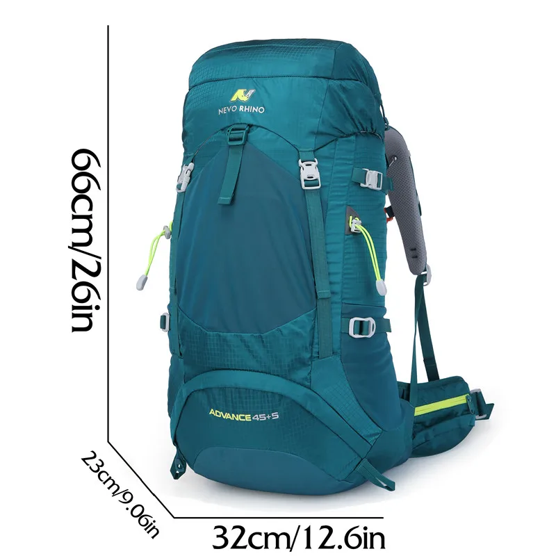 NEVO RHINO 50L водонепроницаемый мужской рюкзак унисекс дорожная сумка походный открытый альпинистский рюкзак для мужчин