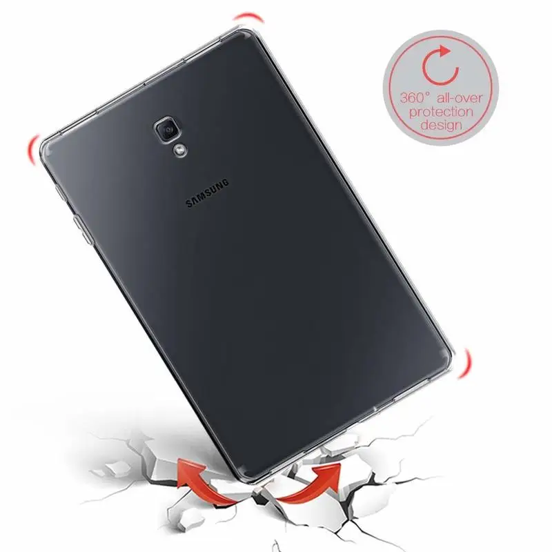 Чехол для Samsung Galaxy Tab A 10 5 &quot2018 SM T590 T595 T597 чехол 360 полный защитный мягкий TPU