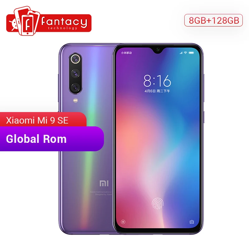 Xiaomi mi 9 SE 8 GB 128 Snapdragon 712 восьмиядерный смартфон 5 97 &quotAMOLED FHD дисплей 48MP тройные