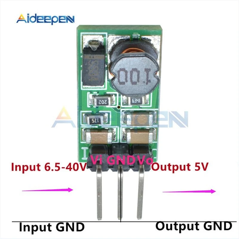 DC 6,5 V-40 V до 5V 3,3 V 1A понижающего преобразователя постоянного тока регулятор заменить на 220 7805 lm2596 для Arduino Nano Pro Mini UNO
