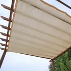 Уличный тент от солнца, защитный козырек от солнца, квадратный стеклянный дом для внутреннего дворика, бежевого цвета