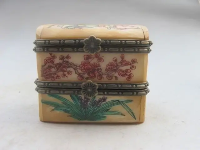 Продуманная китайская маленькая винтажная антикварная костяная слива | Дом и сад