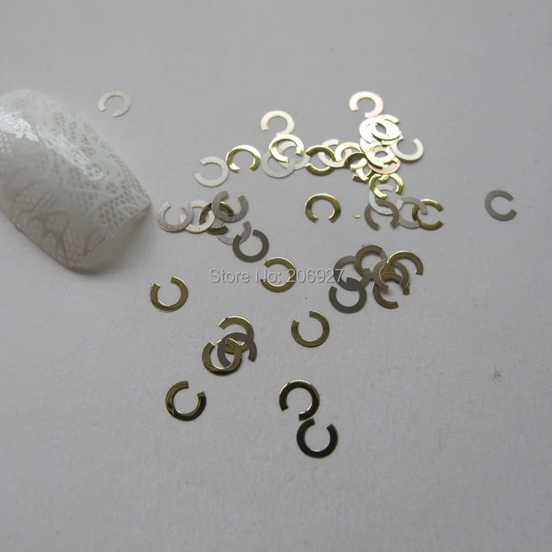 100 шт. металлические наклейки для дизайна ногтей | Красота и здоровье