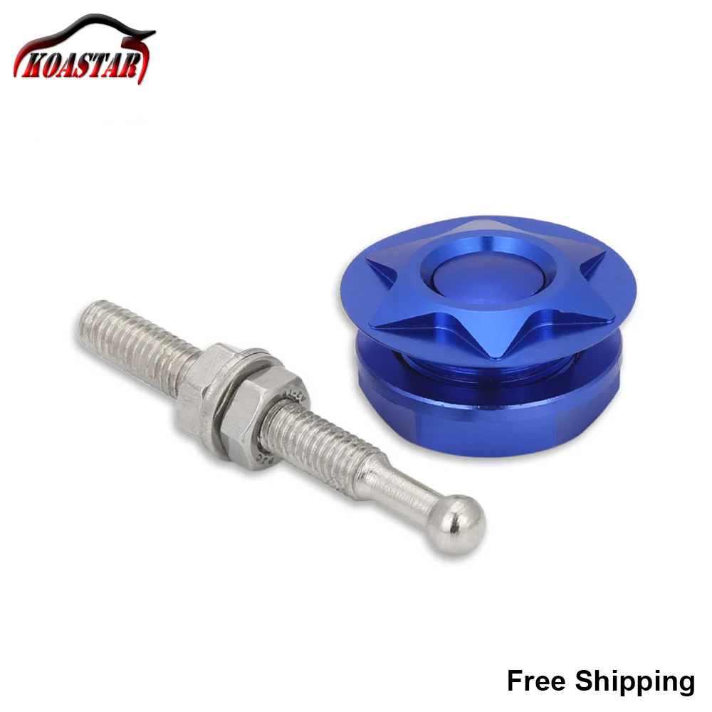 Алюминиевая кнопка для автомобиля Quick Release Hood Bumper Bonnet Pin Lock Clip Kit|quick release bumper|bumper quick