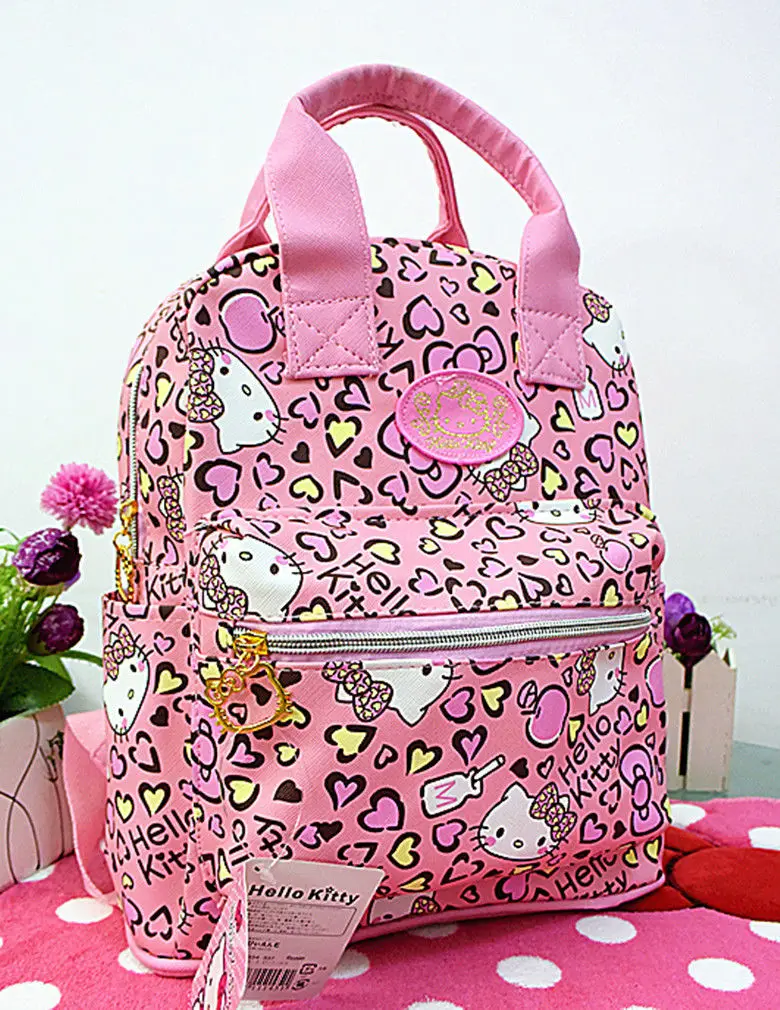 Новый милый рюкзак Hello Kitty школьная сумка кошелек yey 3303P|bag purse|purse school bagbag bag |