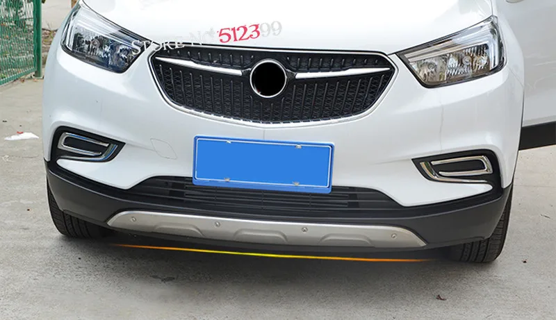 Для Opel Vauxhall Mokka / Buick Encore 2016 2017 внешние аксессуары передний задний бампер Защитная