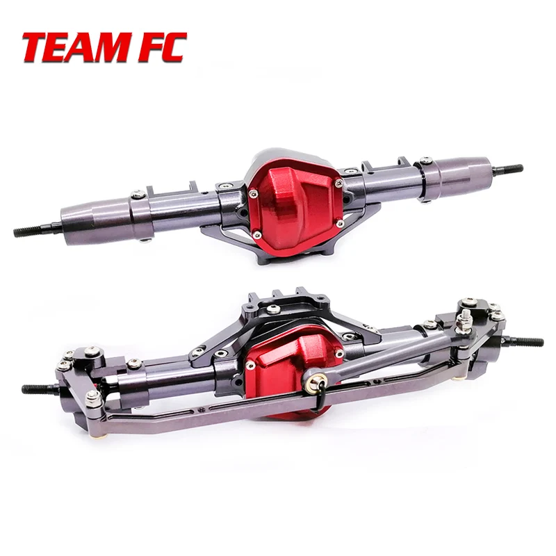 1 Набор 1/10 Rc автомобиль полный сплав CNC металлический передний и задний мост с