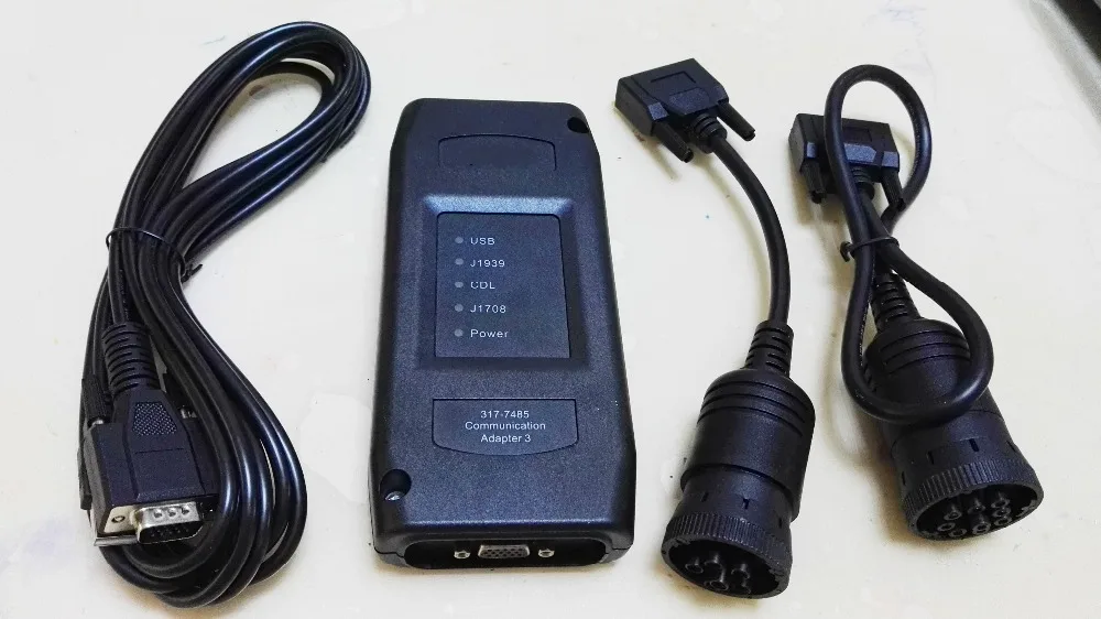 Установочный ноутбук CF19 forPerkins EST 2016c + CAT ET c с реальным адаптером CA3 для