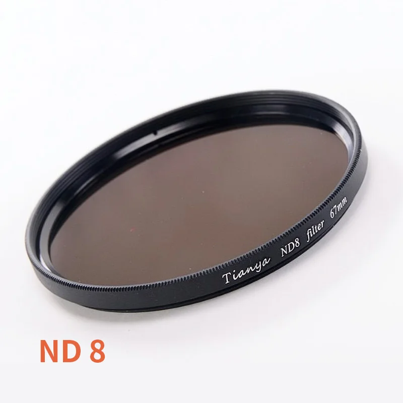 ND8 Градиентный фильтр wtianya 67 мм UV CPL ND4 ND8 ND1000 крупным планом для Canon 18 135 мм или Nikon 18 105 мм/18 140 мм - Цвет: ND8