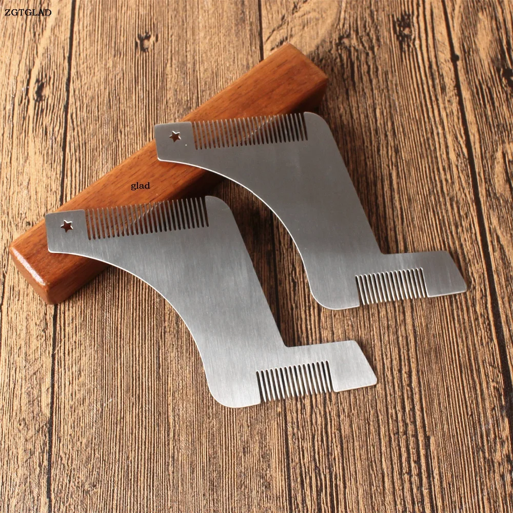 ZGTGLAD расческа из нержавеющей стали для мужчин инструмент резки нового стиля