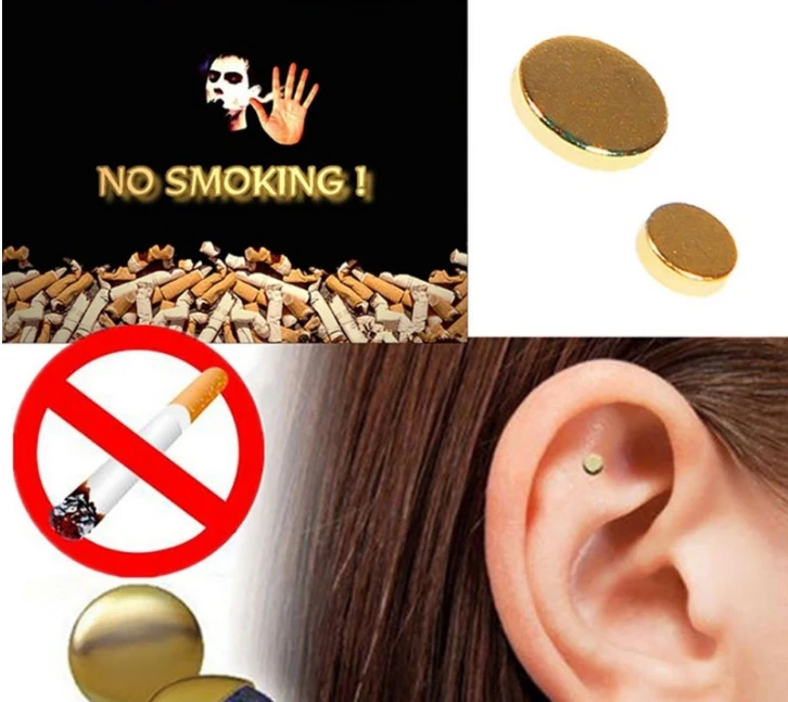 100 комплектов магнитный пластырь для курения акупрессура анти дым не курит