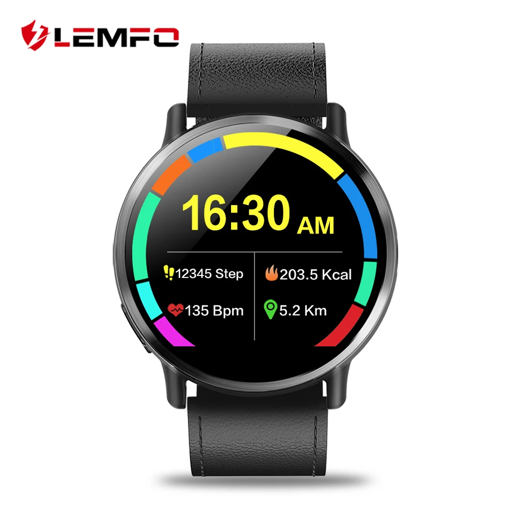 Смарт часы LEMFO LEM X 4G Android 7 1 супер большой экран 2 03 дюйма аккумулятор 900 мАч с