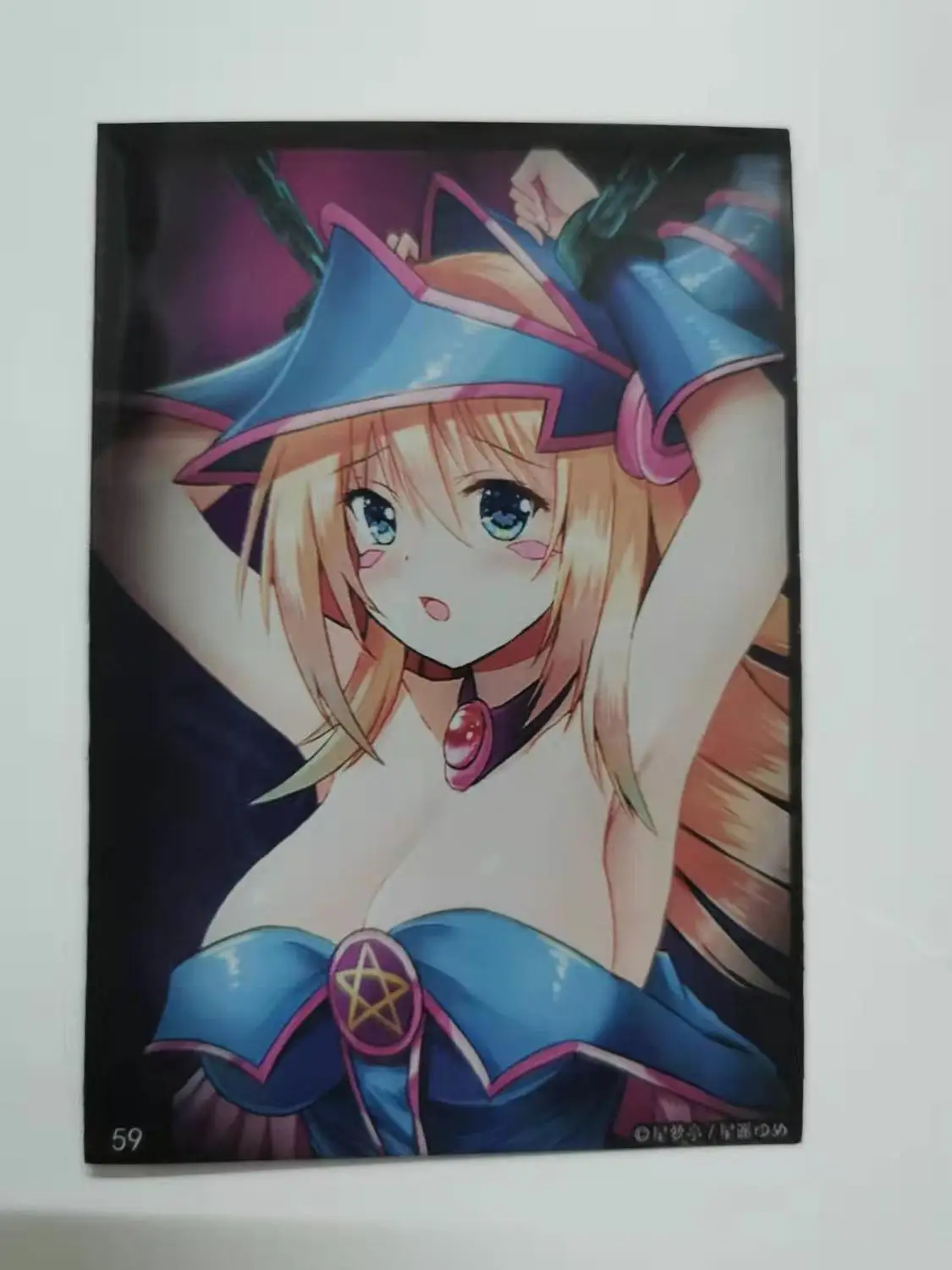 Аниме Ю-Ги-о! Темная волшебница yugioh Косплей держатель карточек настольных игр рукава барьер протектор игрушка подарок - Цвет: 59
