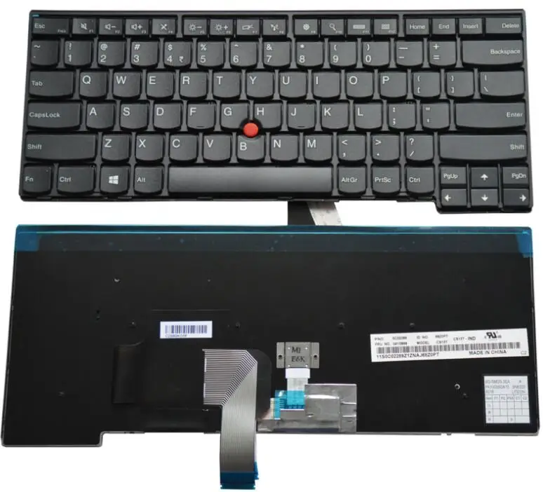 TPFEEL новая клавиатура для ноутбука Lenovo IBM T440 T440S T431S T440P T450 T450S T460 E440 L440 US раскладная |