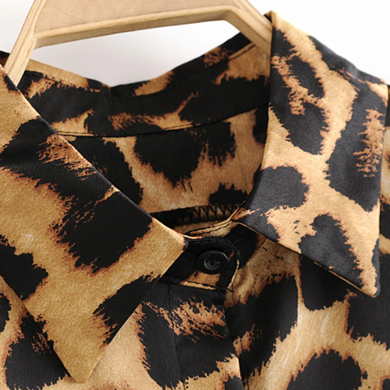 Модная элегантная женская рубашка шифоновая блузка сексуальная С Длинным - Фото №1