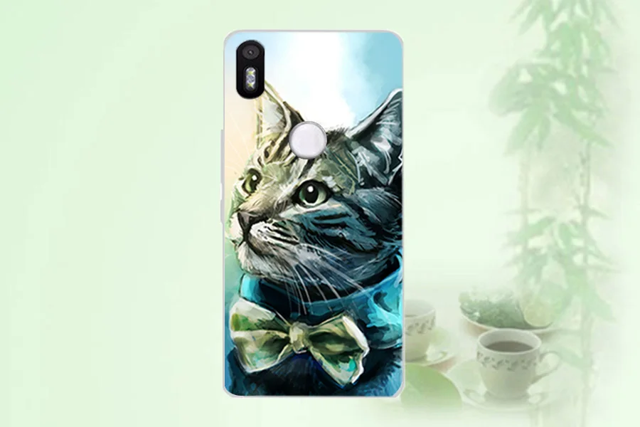 Новый чехол с рисунком льва собака Кот Цветы и Эйфелевой башни Дизайн для BQ Aquaris X /