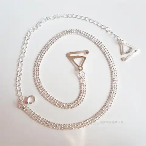 Fashionable sex appeal Bra Straps Metal Women's Bra Straps Baldric Adjustable Intimates Accessories