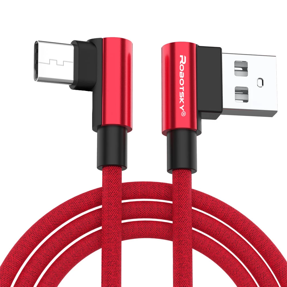 USB Type C кабель для быстрой зарядки 90 градусов Type-c 3 1 передачи данных зарядное