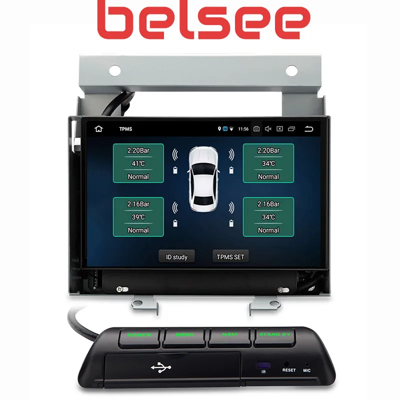 Belsee Android 9,0 Автомагнитола для Land Rover Freelander II 2 стерео головное устройство Bluetooth Сенсорный экран 4 ГБ 8 ядерный GPS навигация