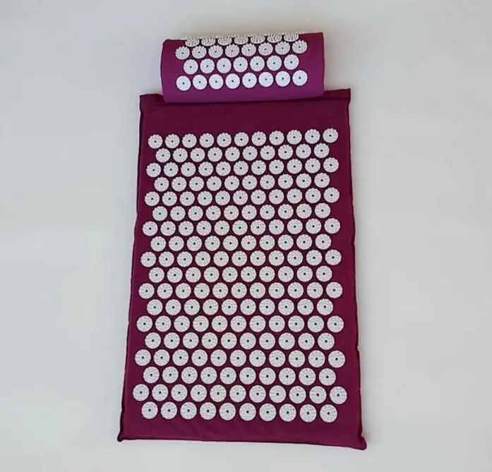 Small mat pillow Массажная подушка для иглоукалывания, наборы для снятия стресса, боли в спине, акупрессура, коврик/подушка, массажный коврик, йога, шип, Массажная подушка - Цвет: Small mat pillow