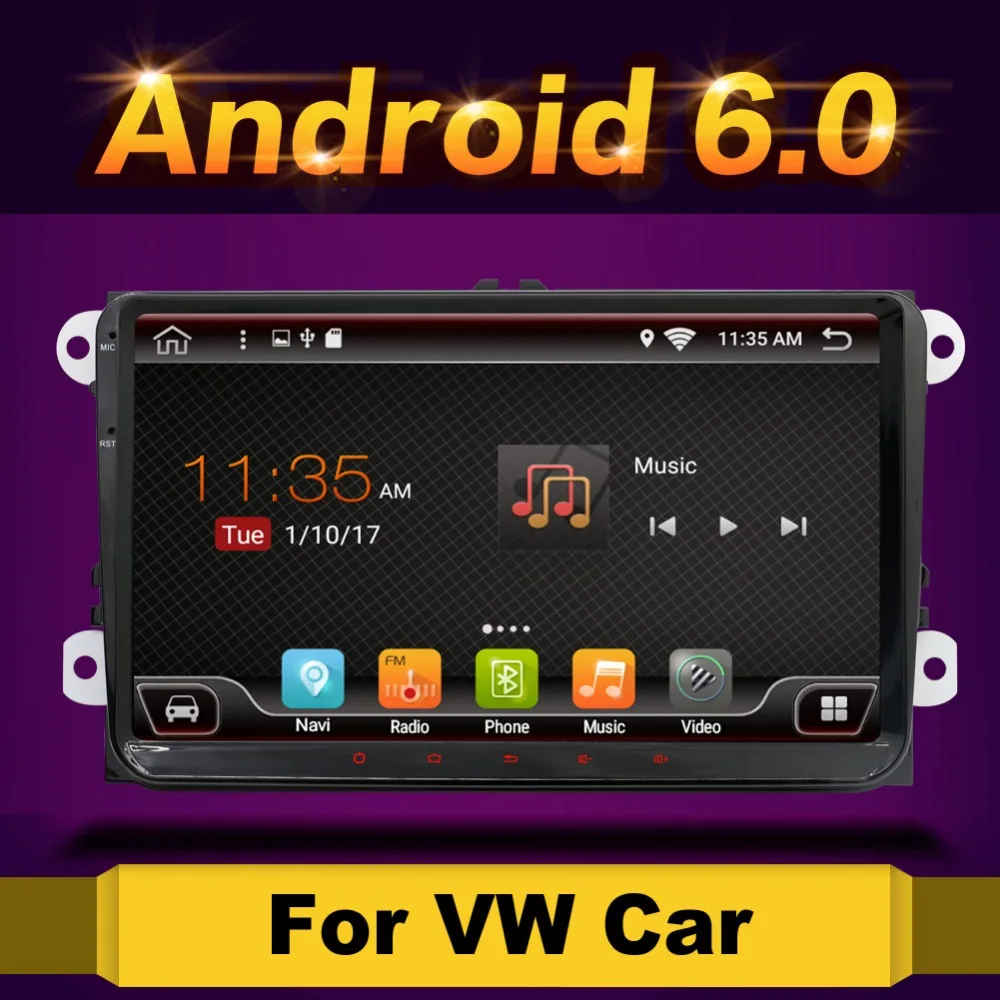 Бесплатная доставка Android 9 дюймов B6 B5 B7 Passat автомобиля gps навигации без DVD для VW Golf