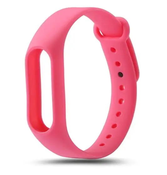 Новинка для Xiaomi mi band 2 3, ремешок для браслета mi Band 2 3, ремешок для браслета mi Band 3 2, силиконовый - Цвет ремешка: pink