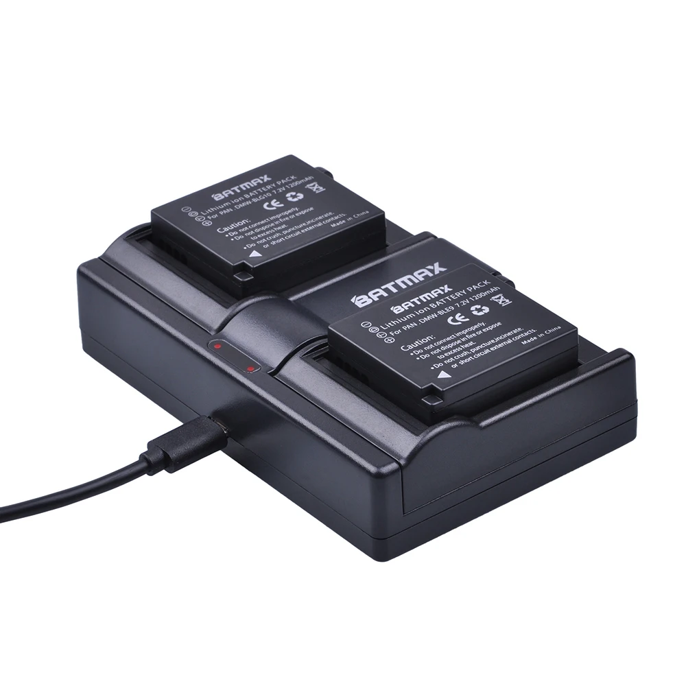 Аккумуляторная батарея Batmax 2 шт. двойное USB-зарядное устройство для смартфонов