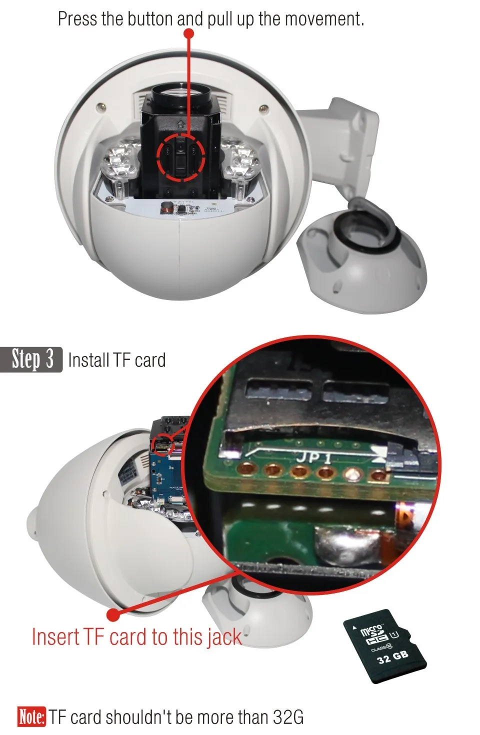 Wireless PTZ Dome IP Camera Outdoor 1080P HD 20X Zoom CCTV Security Video Network Surveillance Wifi | Безопасность и защита
