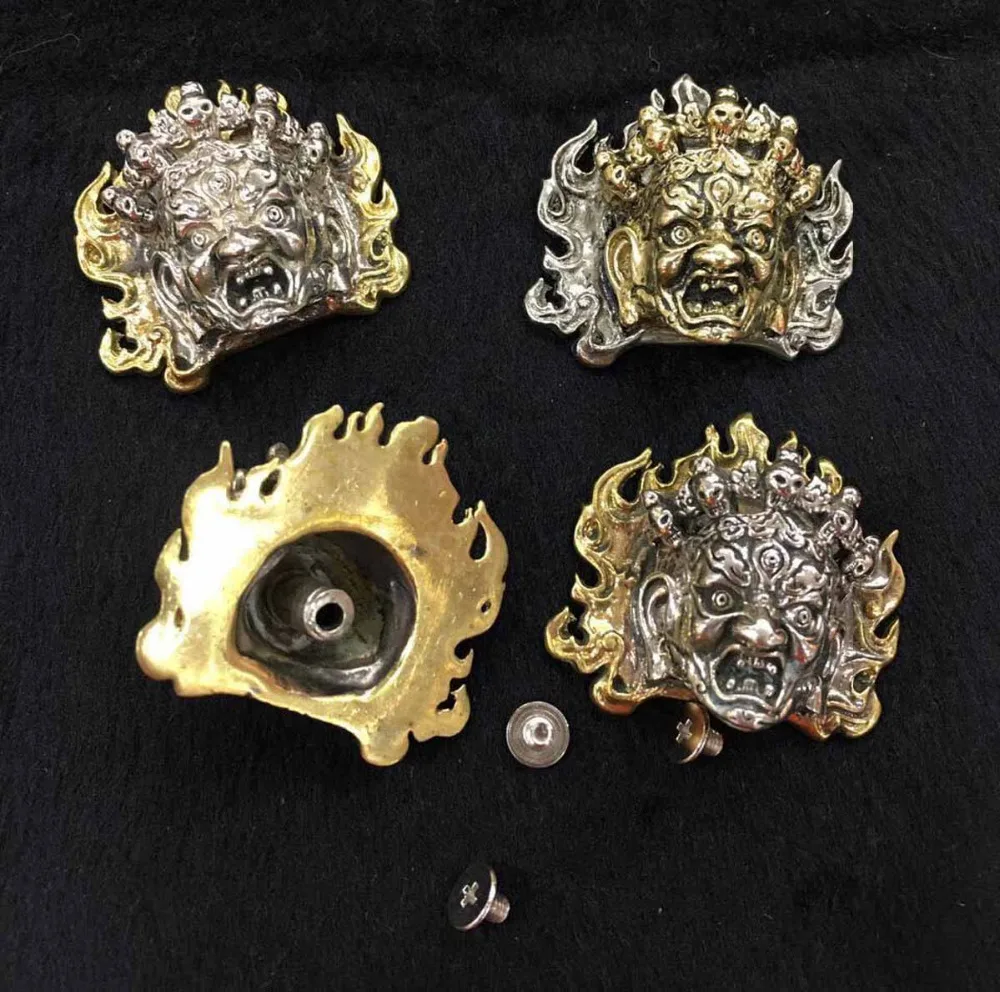 MAHAKALA тибетский буддийский алтарь байкерский кошелек коннектор цепи твердая