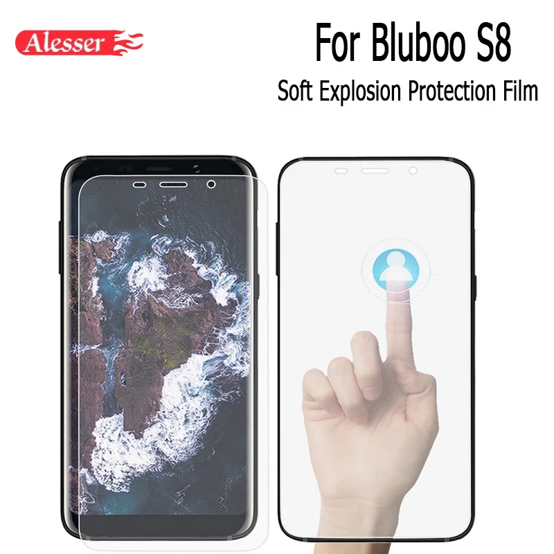 Alesser 2 шт не стеклянная пленка Мягкий ТПУ полное покрытие экрана для BluBoo S8