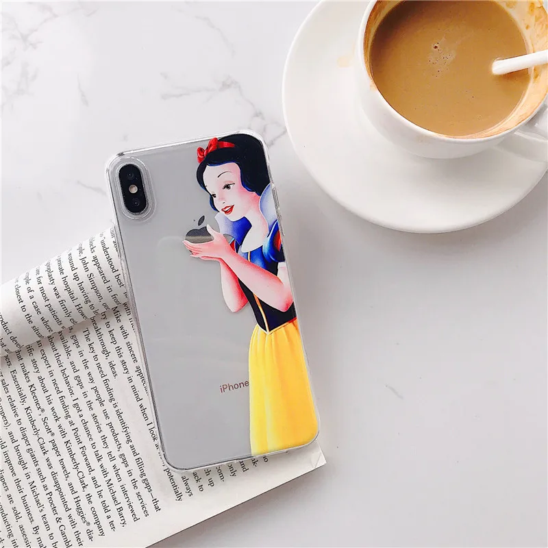 Красочный мультфильм силиконовый чехол для iPhone 6 S 7 8 Plus X XR XS MAX телефон случаях