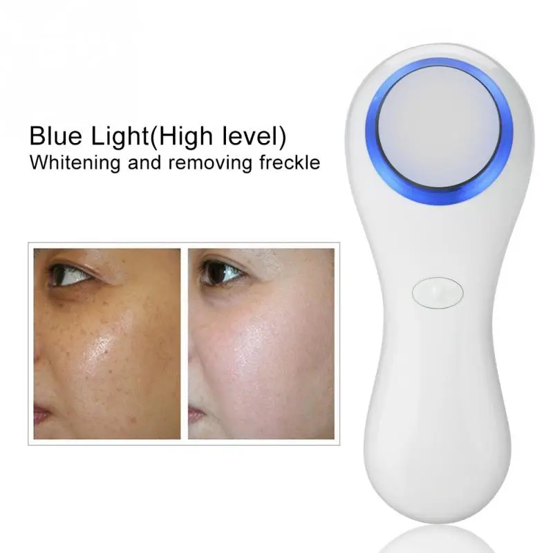 Ультразвуковой светодиодный фотон литий ионный уход за кожей лица очищающая