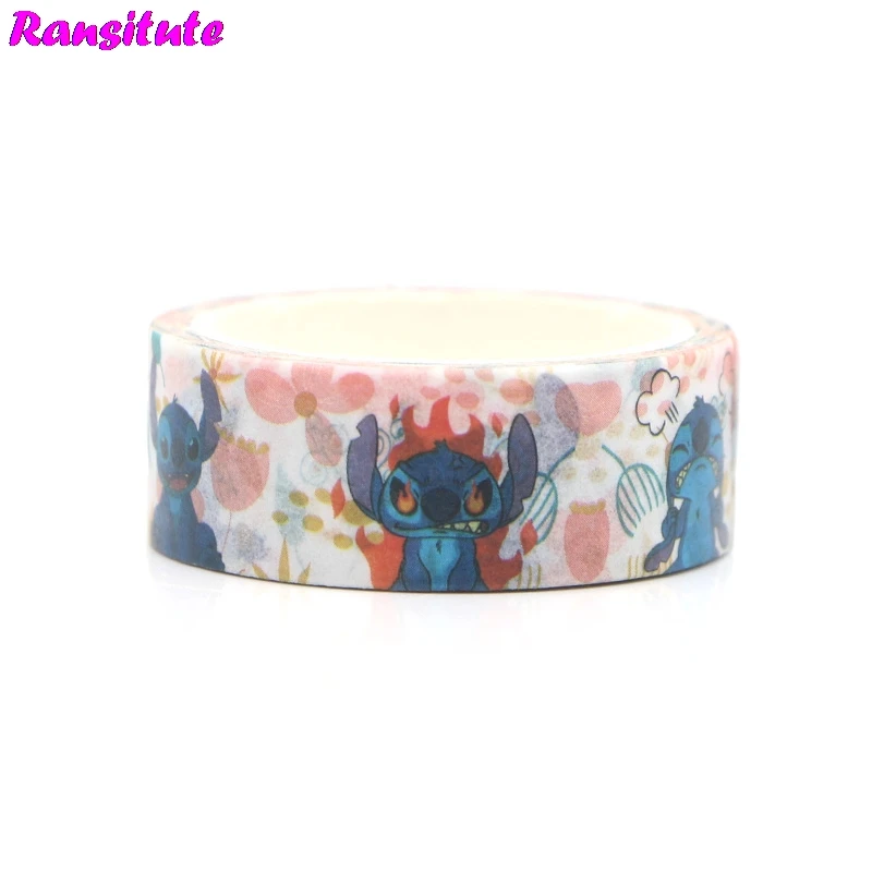 Ransitute 2 шт./компл. мультфильм Вышивка крестом детская игрушка лента Washi дорожная лента игрушечный автомобиль украшения ручной учетной записи стикеры R392