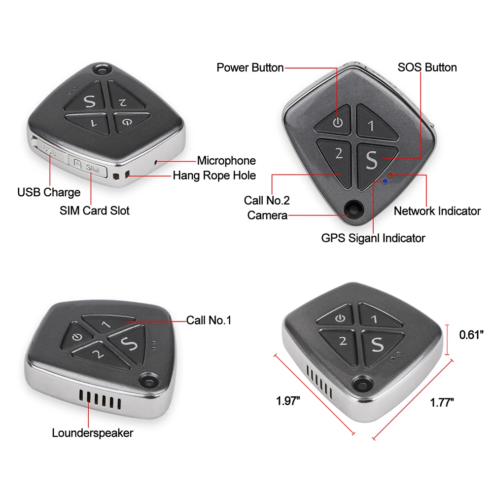 3G GPS трекер мини дети локатор RF V42 WCDMA GSM трек позволяющий отслеживать положение