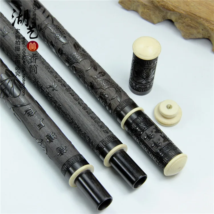 Деликатный эбеновый инкрустированный имитирующий зубной рельеф длинный