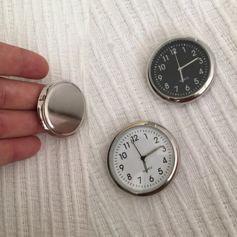 Maozua автомобильные часы с автоматическим интерьерным орнаментом мини-часы