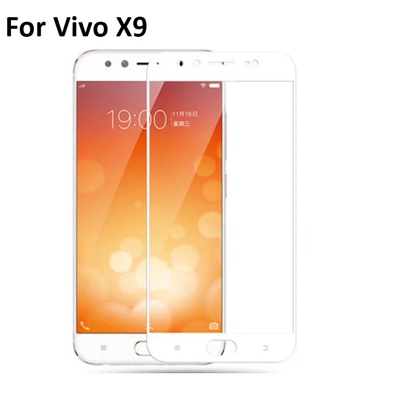 2PCS Black Ultra-Thin screen protector Tempered Glass For BBK Vivo x9i x9 x9S full Screen protective X9i X 9 X9 S | Мобильные