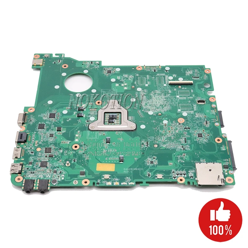 NOKOTION MBNCA06001 материнская плата для ноутбука ACER eMachines E732 материнская плата DA0ZRCMB6C0 HM55 DDR3 Бесплатный процессор