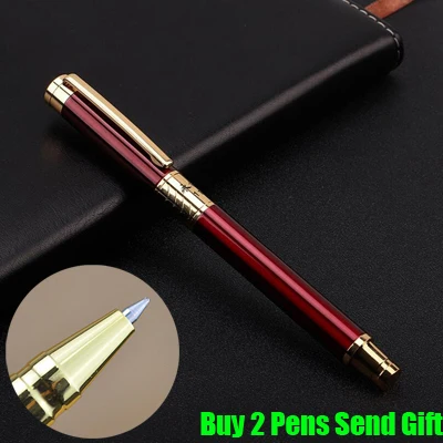 Red Roller Pen Упаковка коробки брендовая шариковая ручка роскошная коробка упаковки Руководящий работник быстрое письмо перо Yong Sheng 1132 - Цвет: Red Roller Pen