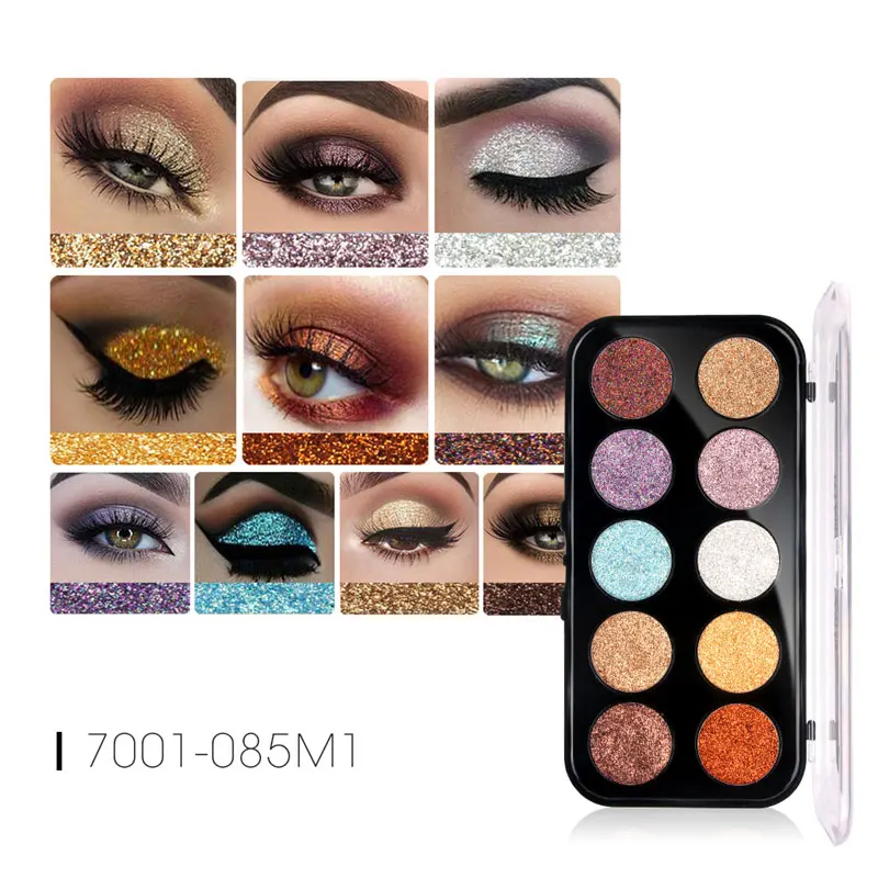 MISS ROSE Brand Shimmer Eye Shadow Makeup Pallete Glitter Eyeshadow Palette Make Up Pigmento Maquiagem Party Festival Cosmetics |