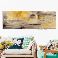 wall decora hand painted high quality modern gold abstract oil painting abstract wall painting on canvas for living room decor