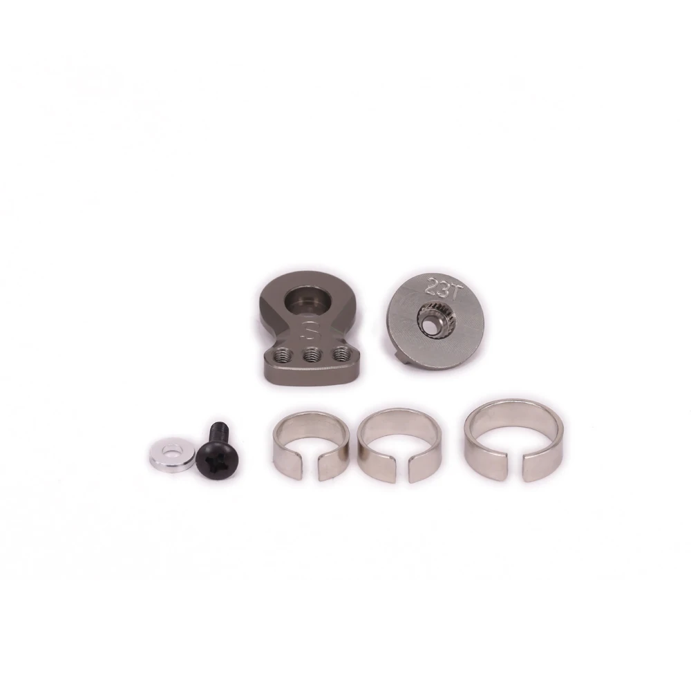 1PC Buffer Servo Arm 23T 24.4mm Long For Rc Model Car Crawler Parts N10226 6061 Protecting From Damaging RCAWD | Игрушки и хобби