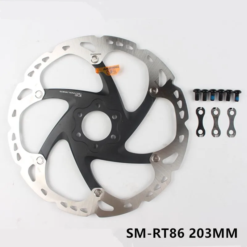 Shimano SM RT86 шесть ногти тормозной диск для MTB дисковый тормоз XT Стандартный 160 мм 180 203