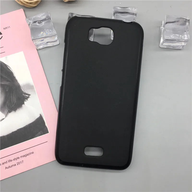 Мягкий силиконовый чехол для телефона huawei Ascend Y541/Honor Bee Y5C Y541-u02 TPU Fundas, защитный чехол, черный чехол s - Цвет: G01 Black