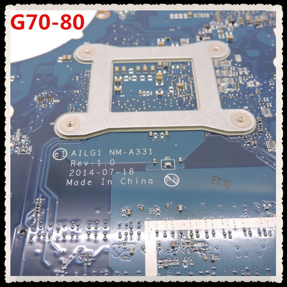 G70 80 материнская плата для ноутбука AILG1 NM A331 DDR3L REV.1.0 I5 5200U с графическим