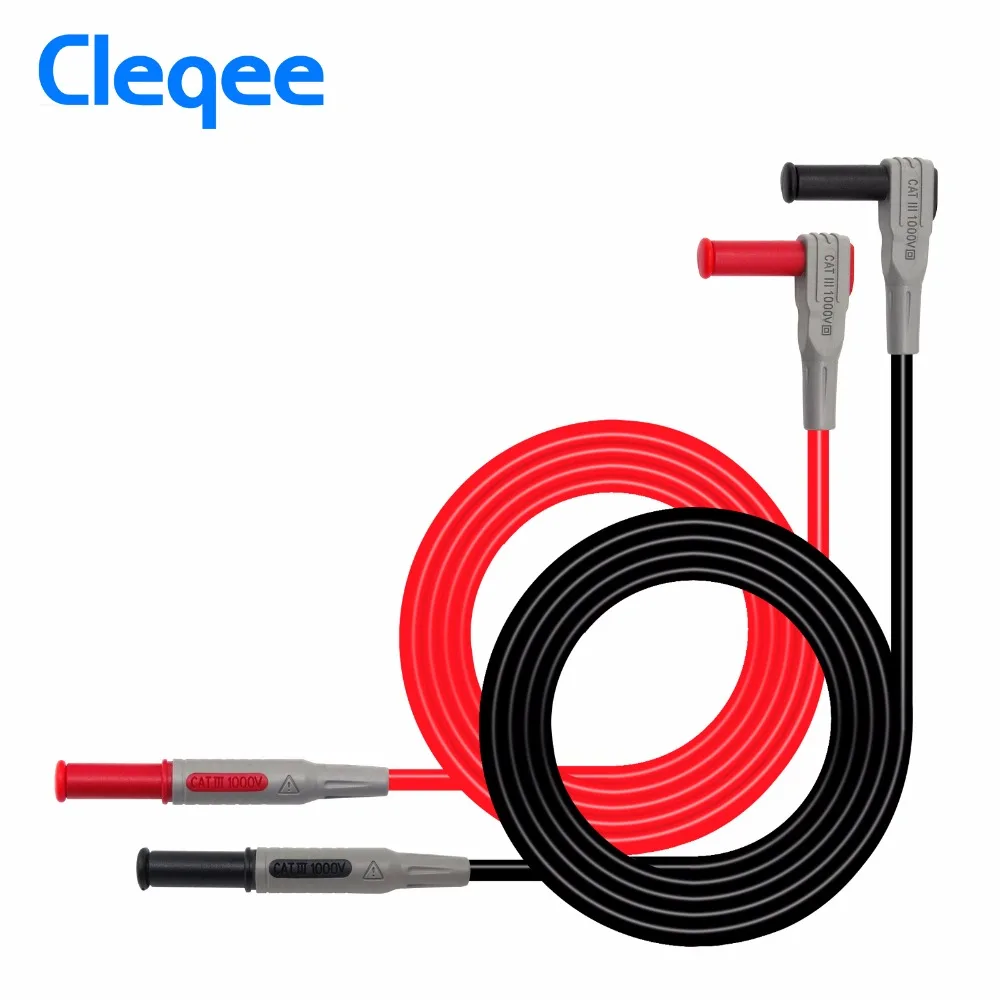 Cleqee P1200B мульти-покупка, пробник для прокола, набор тестовых проводов 4 мм, пробки типа "банан", сменная спица для тестового зонда
