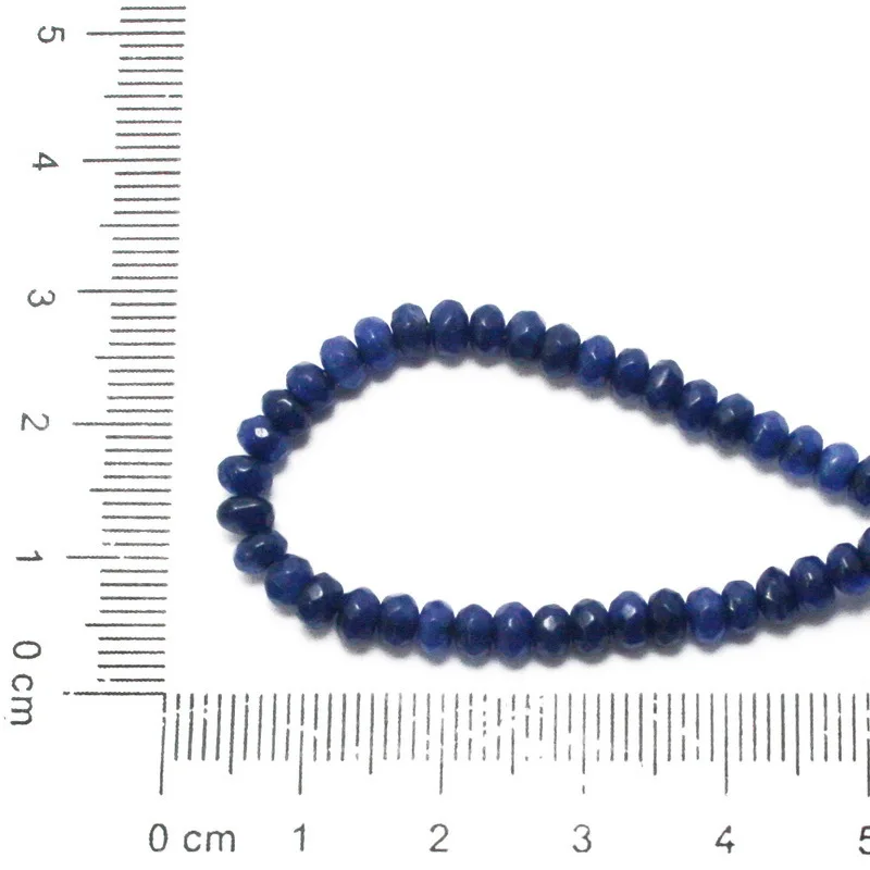 Модный летний стиль Натуральный Крашеный драгоценный камень 3*4 мм граненые