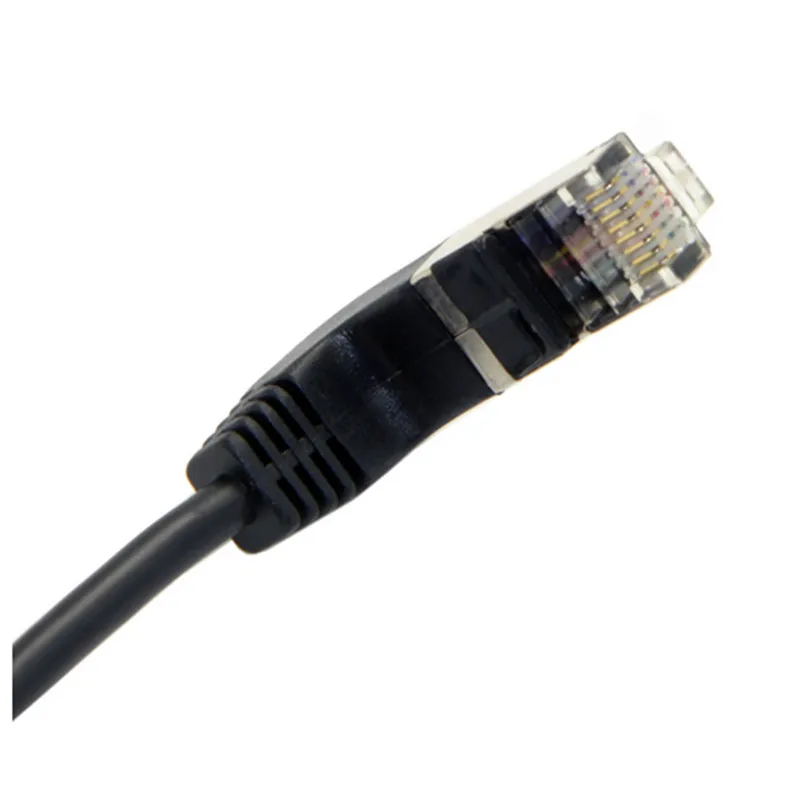 90 градусов под углом 8P8C FTP STP UTP Cat 5e для сети Ethernet LAN кабель коммутационных шнуров 50